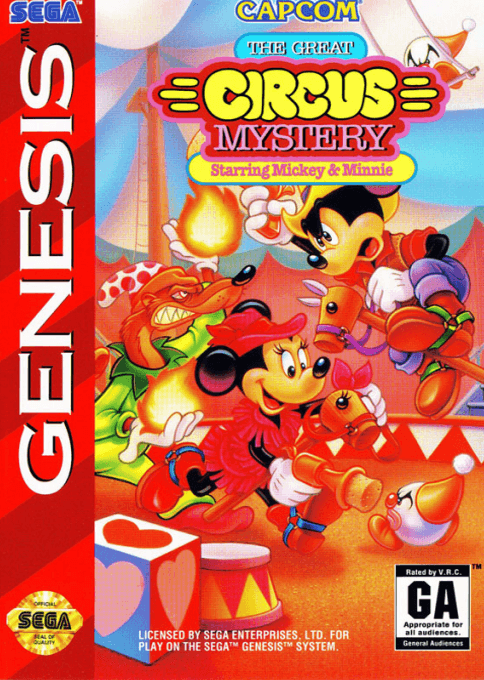 The Great Circus Mystery Starring Mickey & Minnie - Sega Mega Drive / Genesis
