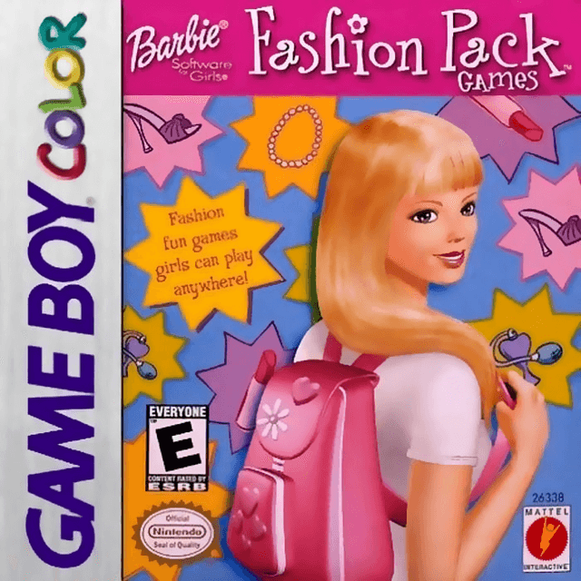 Barbie - Fashion Pack Games - Game Boy Color