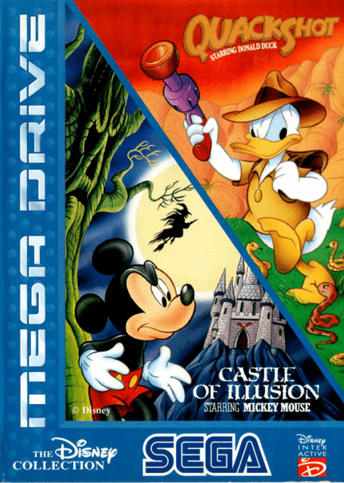 The Disney Collection : QuackShot + Castle of Illu - Sega Mega Drive / Genesis