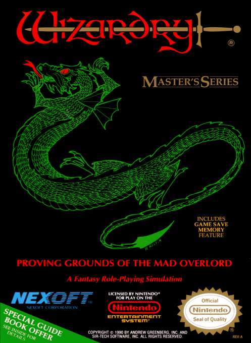 Wizardry - Proving Grounds of the Mad Overlord - Nintendo Entertainment System