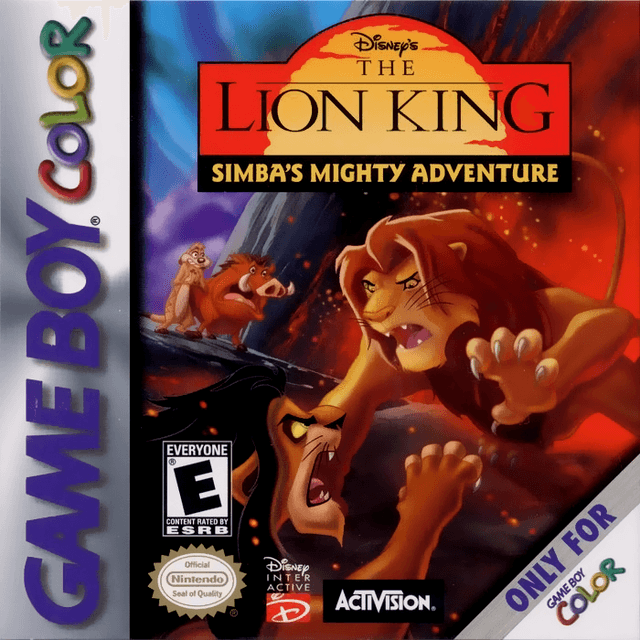 The Lion King: Simba's Mighty Adventure - Game Boy Color