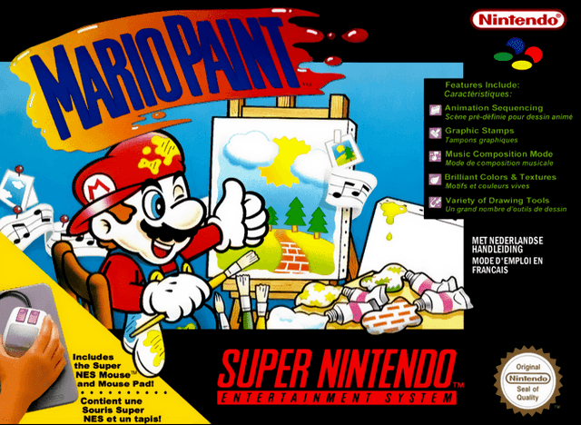 Mario Paint - Super Nintendo Entertainment System
