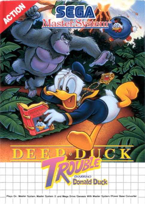Deep Duck Trouble Starring Donald Duck - Sega Master System