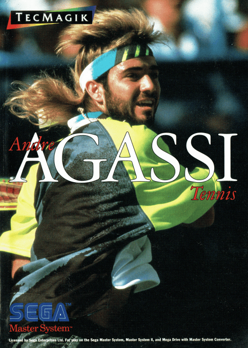 Andre Agassi Tennis - Sega Master System