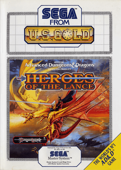 Heroes of the Lance - Sega Master System