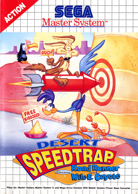 Desert Speedtrap Starring Road Runner and Wile E.  - Sega Master System