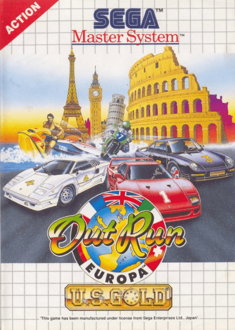 Out Run Europa - Sega Master System