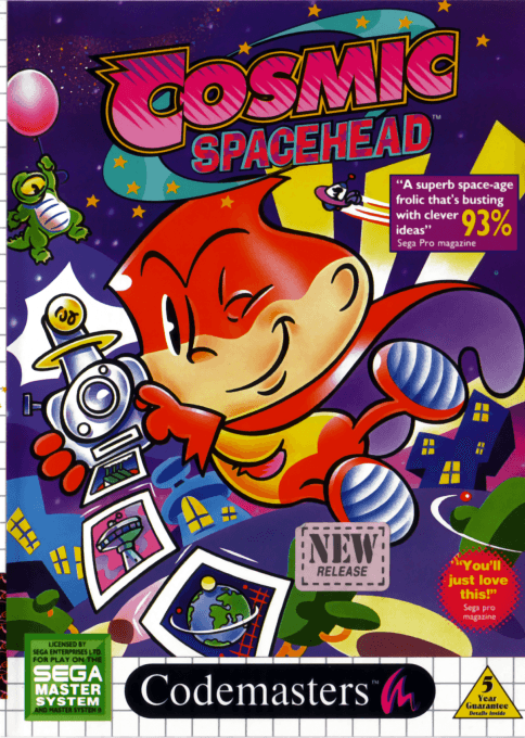 Cosmic Spacehead - Sega Master System