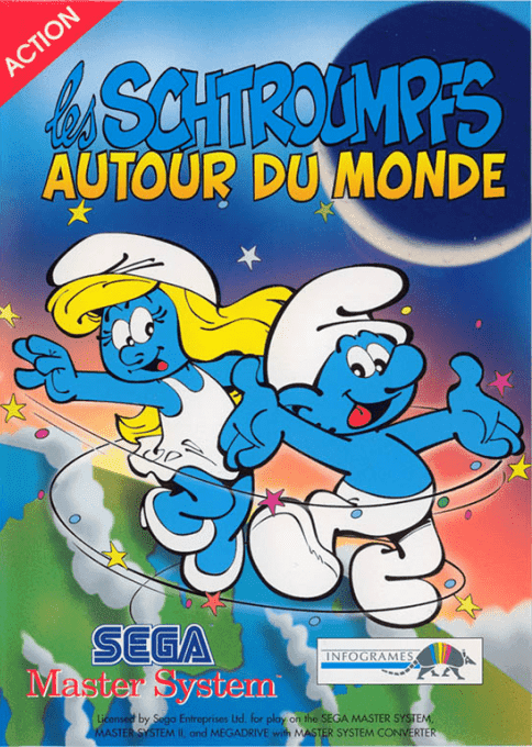 Les Schtroumpfs Autour du Monde - Sega Master System