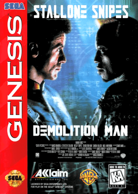 Demolition Man - Sega Mega Drive / Genesis