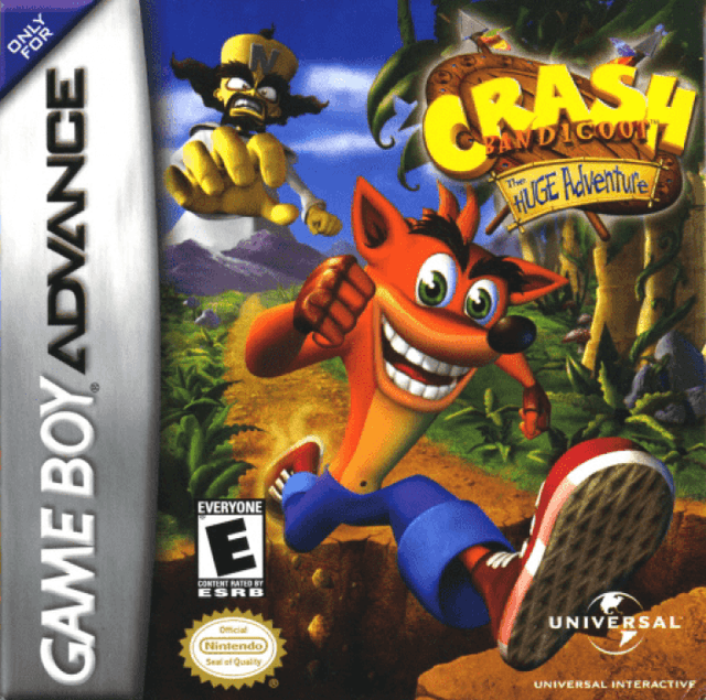 Crash Bandicoot : The Huge Adventure - Game Boy Advance