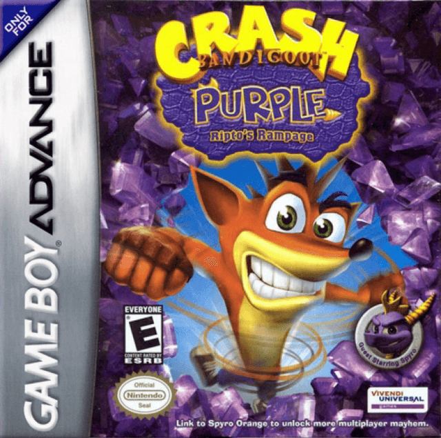 Crash Bandicoot Purple : Ripto's Rampage - Game Boy Advance