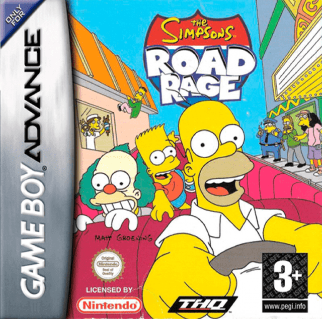 The Simpsons : Road Rage - Game Boy Advance