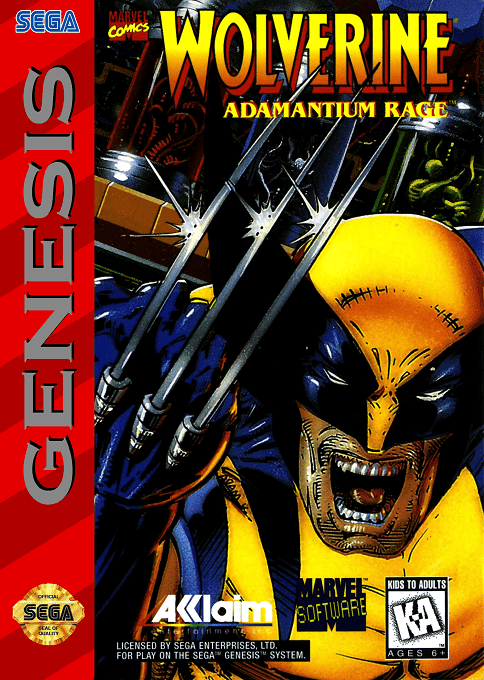 Wolverine : Adamantium Rage - Sega Mega Drive / Genesis