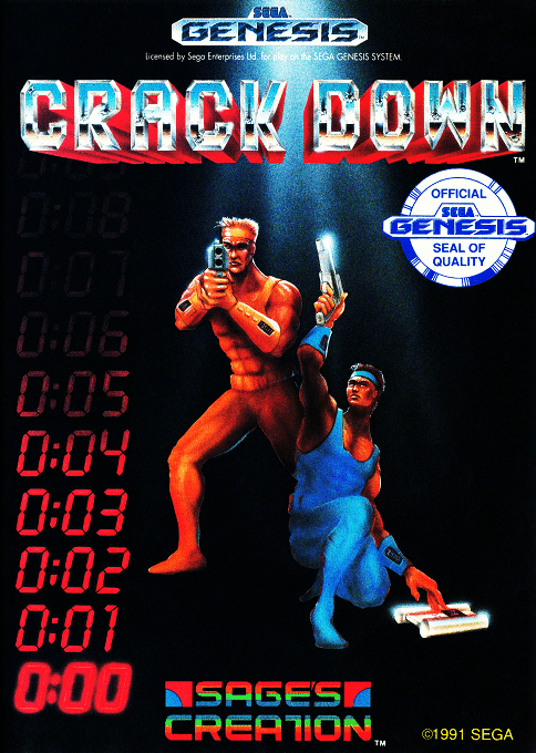 Crack Down - Sega Mega Drive / Genesis