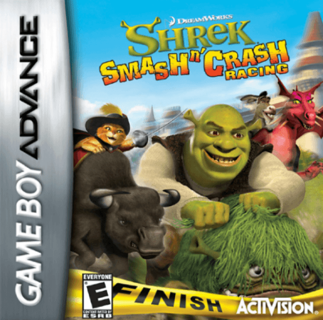 Shrek Smash n' Crash Racing - Game Boy Advance