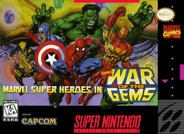 Marvel Super Heroes in War of the Gems - Super Nintendo Entertainment System