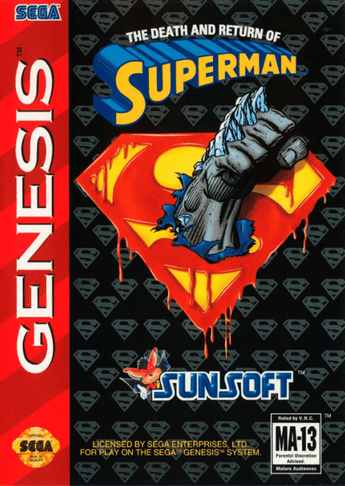 The Death and Return of Superman - Sega Mega Drive / Genesis