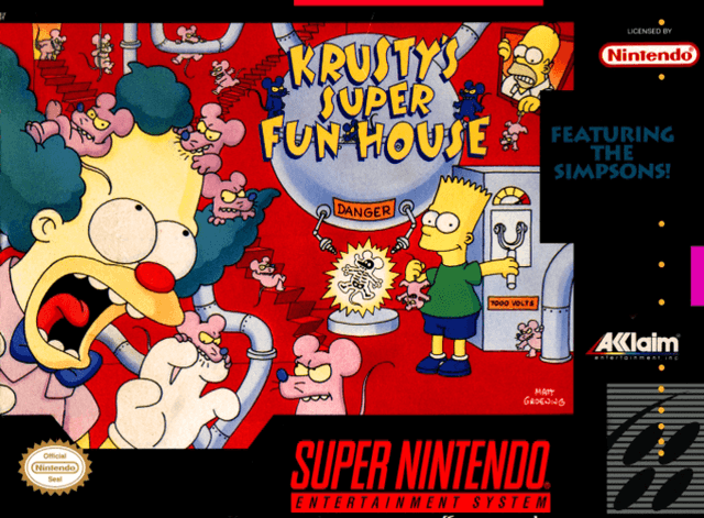 Krusty's Super Fun House - Super Nintendo Entertainment System