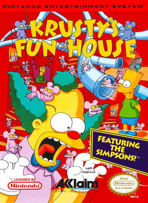 Krusty's Fun House - Nintendo Entertainment System