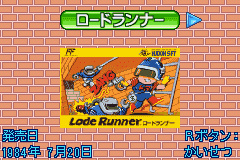 Hudson Best Collection Vol. 2 : Lode Runner Collection - Game Boy Advance