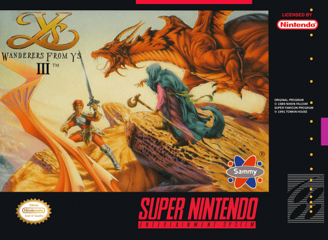 Ys III : Wanderers from Ys - Super Nintendo Entertainment System