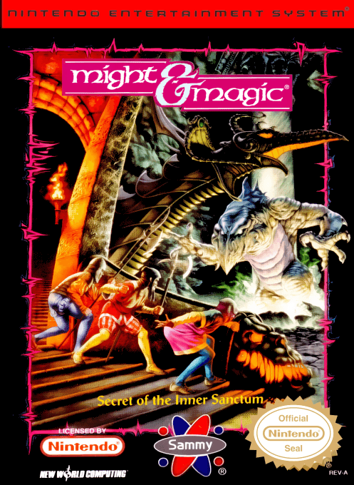 Might & Magic: Secret of the Inner Sanctum - Nintendo Entertainment System