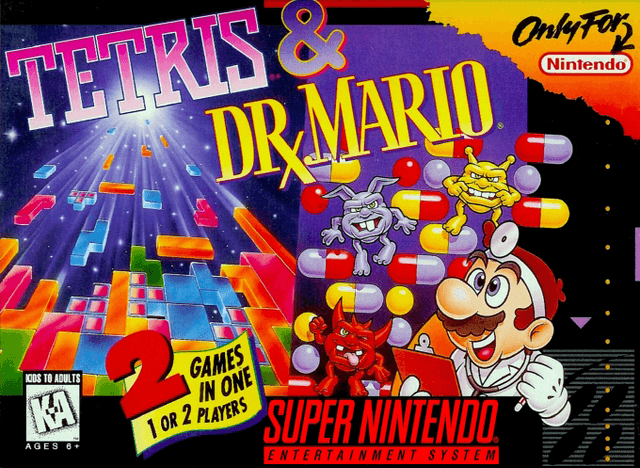 Tetris & Dr. Mario - Super Nintendo Entertainment System