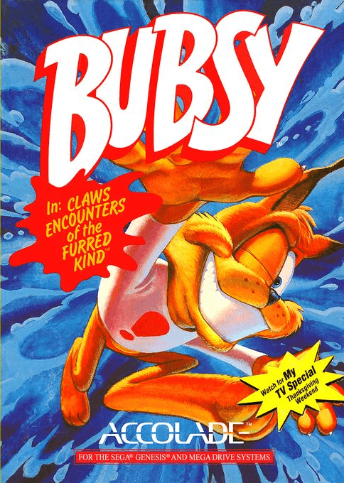 Bubsy in : Claws Encounters of the Furred Kind - Sega Mega Drive / Genesis