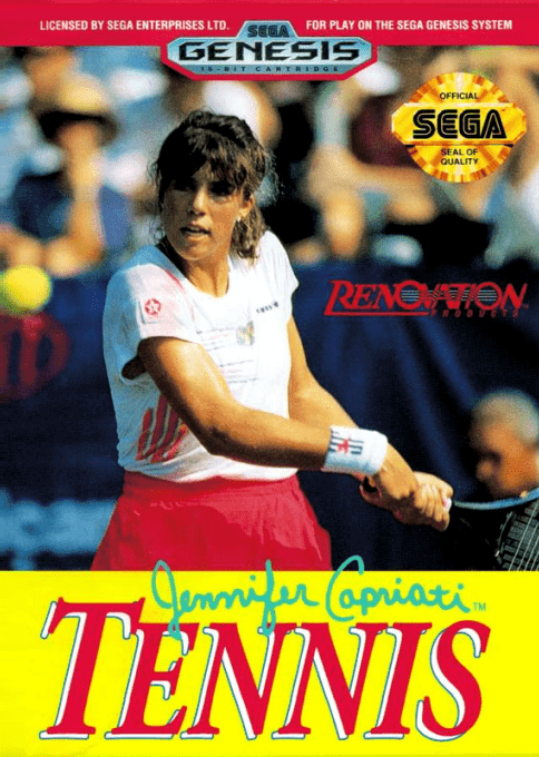 Jennifer Capriati Tennis - Sega Mega Drive / Genesis