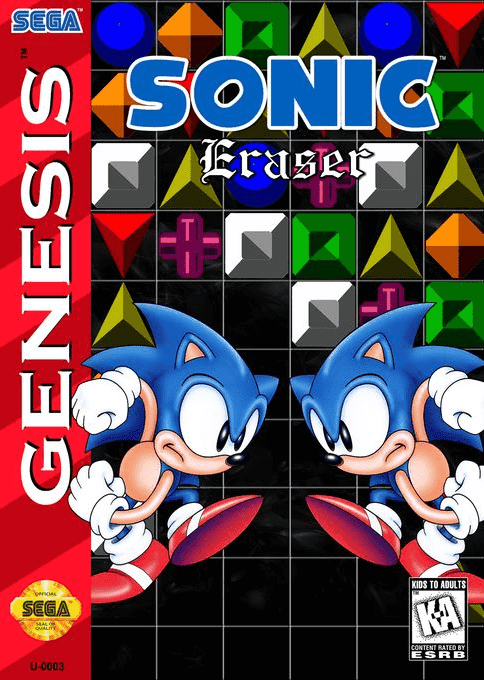 Sonic Eraser - Sega Mega Drive / Genesis