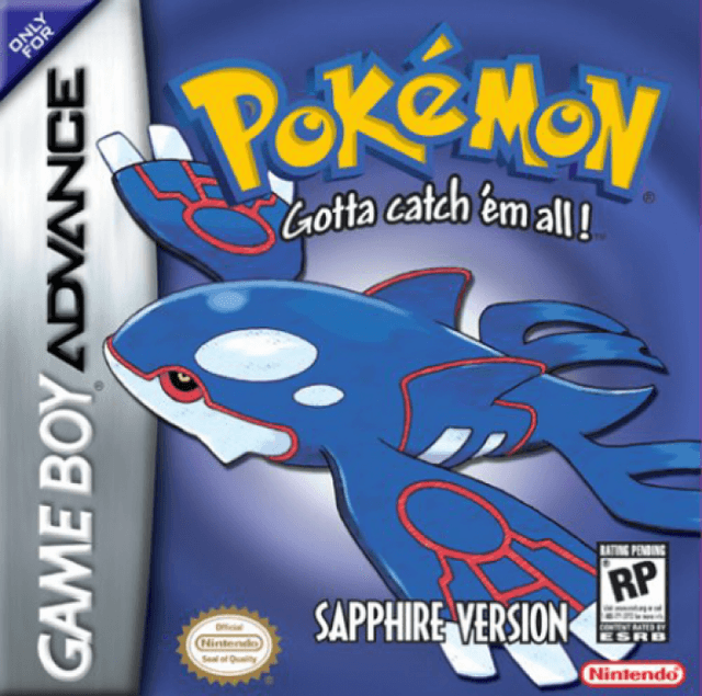 Pokémon: Sapphire Version - Game Boy Advance