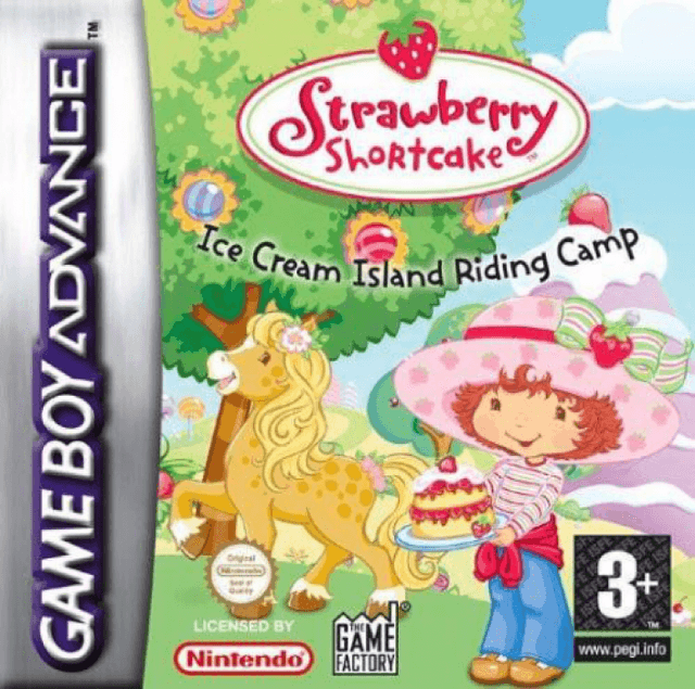 Strawberry Shortcake : Ice Cream Island, Riding Ca - Game Boy Advance