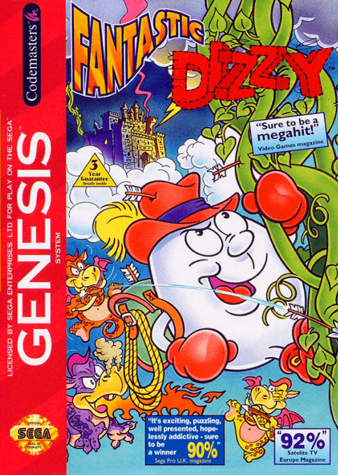 Fantastic Dizzy - Sega Mega Drive / Genesis