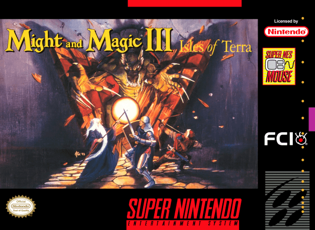 Might and Magic III : Isles of Terra - Super Nintendo Entertainment System