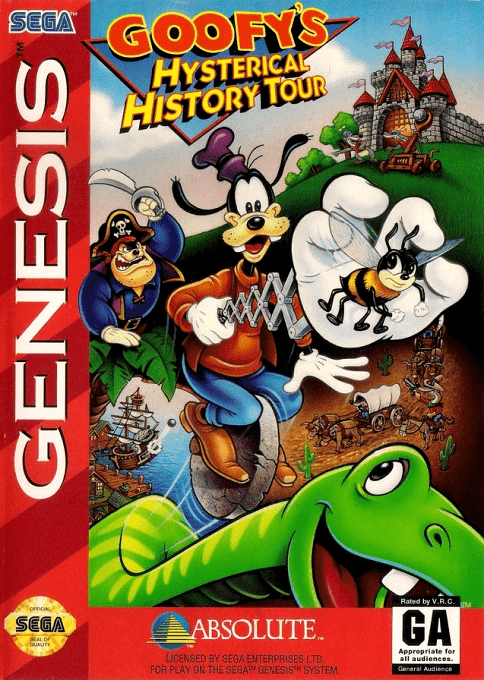 Goofy's Hysterical History Tour - Sega Mega Drive / Genesis