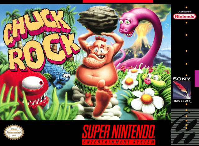 Chuck Rock - Super Nintendo Entertainment System
