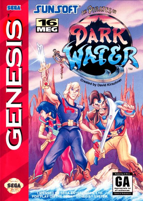 The Pirates of Dark Water - Sega Mega Drive / Genesis