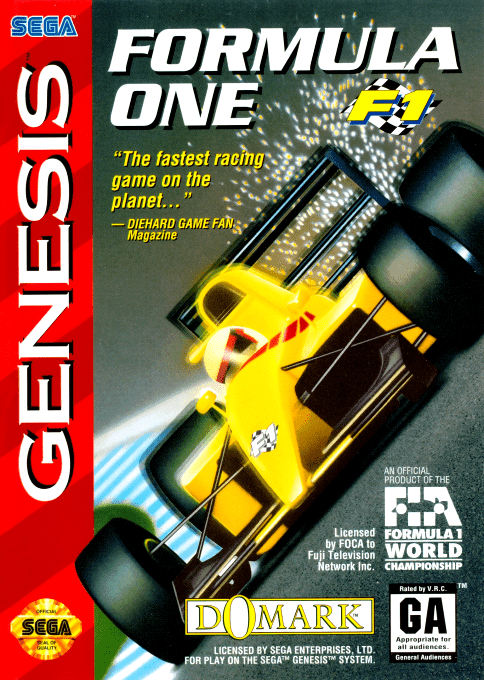 Formula One - Sega Mega Drive / Genesis