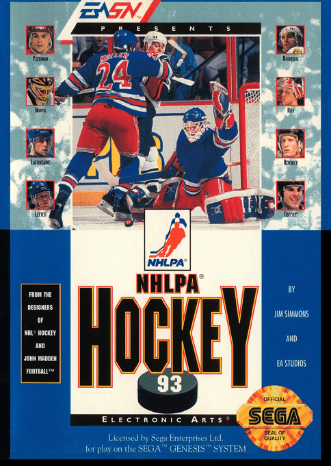 NHLPA Hockey 93 - Sega Mega Drive / Genesis