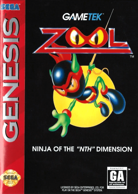 Zool : Ninja of the 'Nth' Dimension - Sega Mega Drive / Genesis