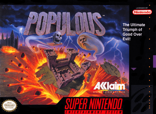 Populous - Super Nintendo Entertainment System
