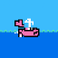 Маленькая розовая подводная лодка полная мужчин