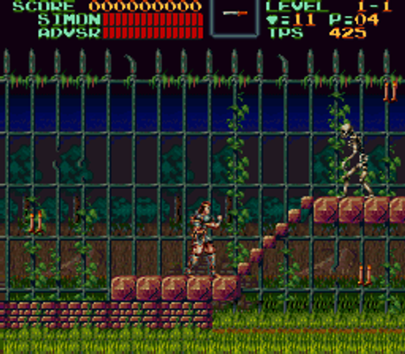 screenshot №1 for game Super Castlevania IV