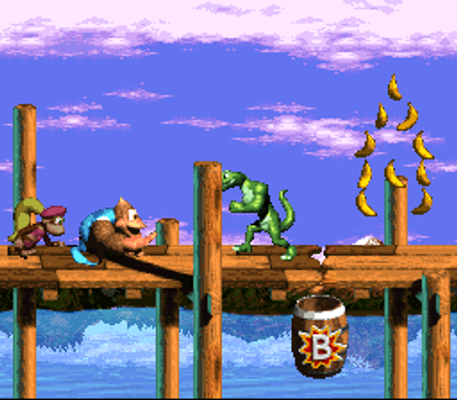 screenshot №1 for game Donkey Kong Country 3 : Dixie Kong's Double Trouble!
