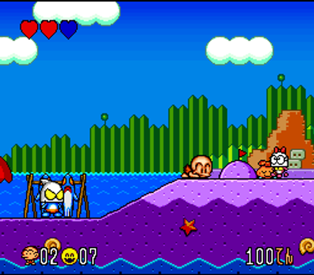 screenshot №1 for game Super Genjin 2
