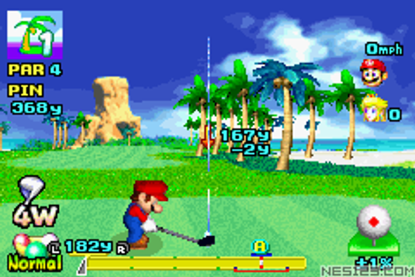 screenshot №2 for game Mario Golf : Advance Tour