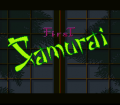 First Samurai №3