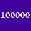 Logro retro para el juego 100,000