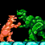 复古成就游戏 Green Ceratosaurus Brawler